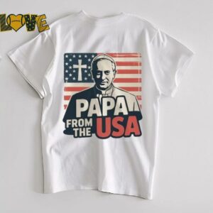 Papa From The USA Christian New Pope Robert Francis Prevost Leo XIV Catholic Faith Shirt3