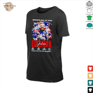 Patriots Hall of Fame Julian Edelman New England Patriots thank you for the memories shirt2