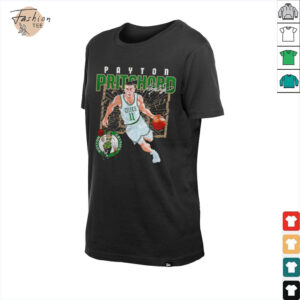 Payton Pritchard Boston Celtics basketball player shattered signature shirt