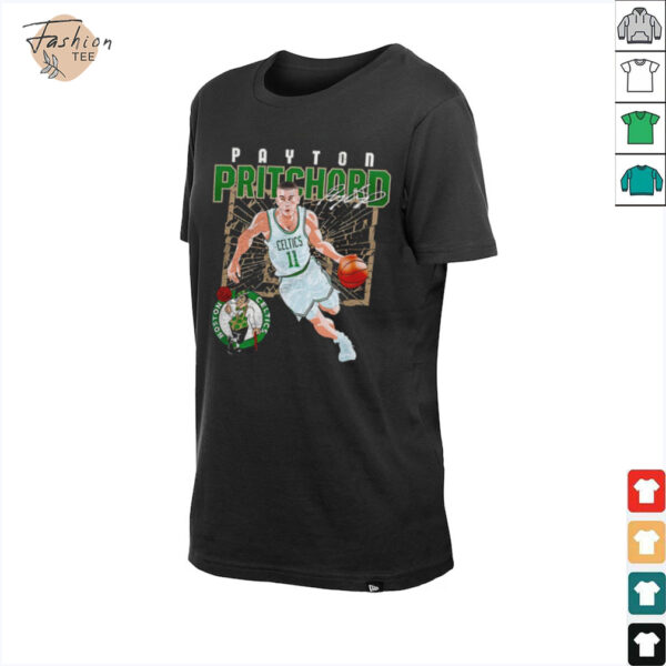Payton Pritchard Boston Celtics basketball player shattered signature shirt