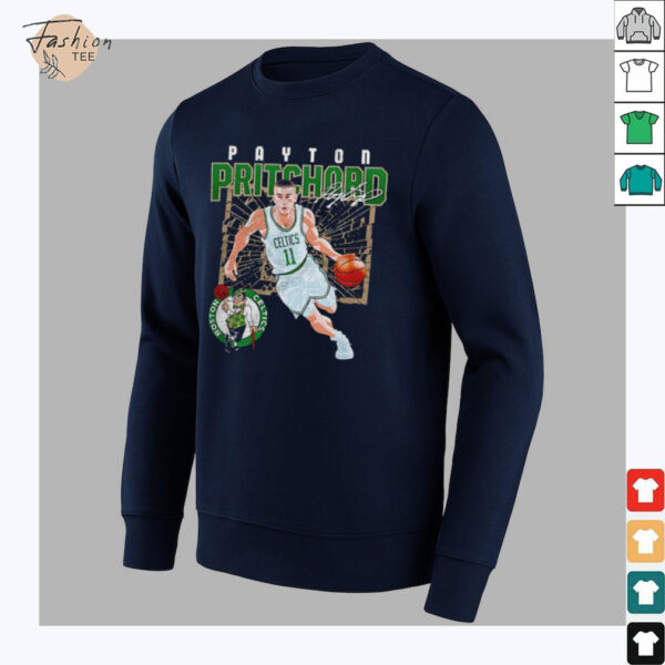 Payton Pritchard Boston Celtics basketball player shattered signature shirt