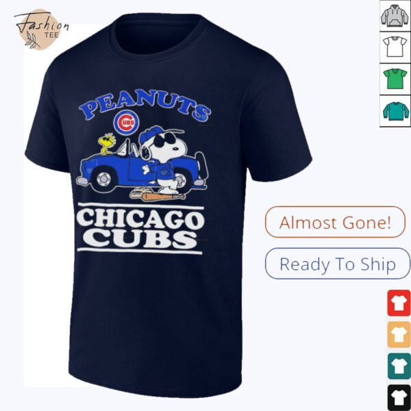 Peanuts Snoopy and Woodstock Chicago Cubs 2025 shirt