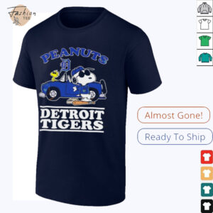 Peanuts Snoopy and Woodstock Detroit Tigers 2025 shirt2