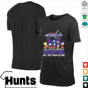 Peanuts Washington Capitals forever not just when we win shirt