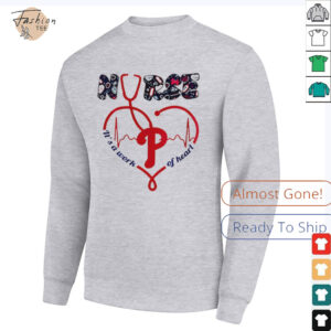 Philadelphia Phillies Nurses its a work of heart 2025 shirt2