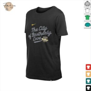 Philadelphia Phillies The City of Brotherly love 2025 City Connect Team Phrase Script Legend shirt3