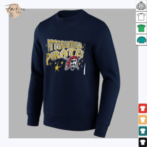 Pittsburgh Pirates Starter Womens Fireworks V Neck T Shirt 26 11zon3