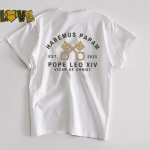Pope Leo XIV Vicar of Christ 2025 T Shirt2