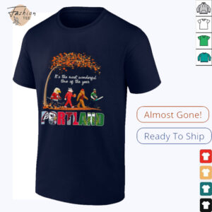 Portland Sports Teams Mascot Abbey Road It’s The Most Wonderful Time Of The Year Shirt