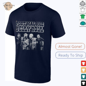 Post Malone Jelly Roll Vintage Concert Country Western 2025 Shirt3