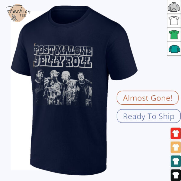 Post Malone Jelly Roll Vintage Concert Country Western 2025 Shirt