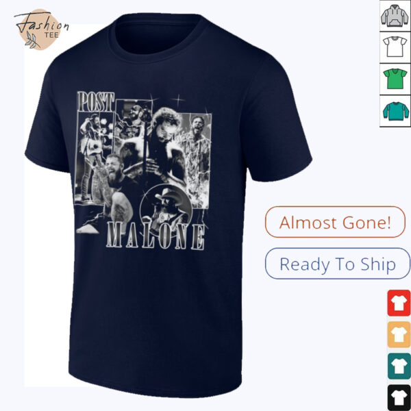 Post Malone Music Tour 2025 Album Artwork Shirt