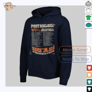 Post Malone Tour Big Ass Stadium Jelly Roll 2025 Country Music Shirt1