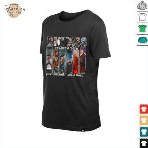 Post Malone Tour Big Ass Stadium Jelly Roll Football Retro 90s Vintage Shirt2