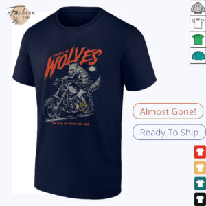 Raised by Wolves Biker No Club No Rules Just Ride T Shirt2