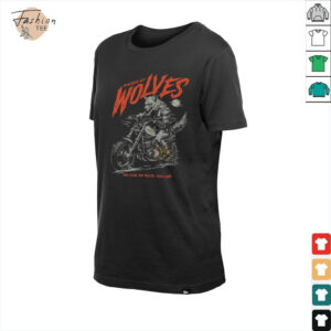 Raised by Wolves Biker No Club No Rules Just Ride T Shirt3