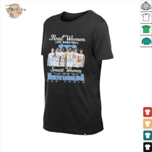 Real women love basketball smart women love the North Carolina...
