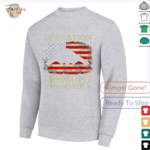 Retro Operation Midnight Hammer with American Flag T Shirt