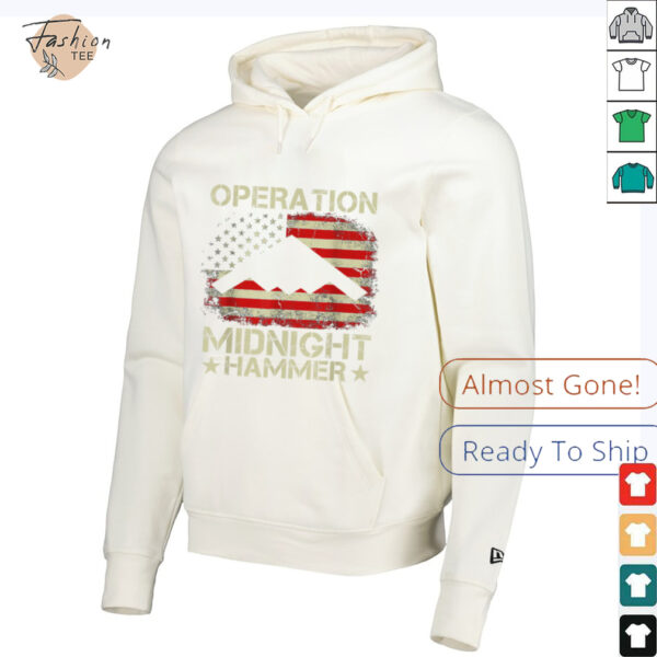 Retro Operation Midnight Hammer with American Flag T Shirt
