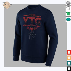 Roman Reigns WWE Autographed Fanatics Authentic YTC T Shirt 28 11zon3