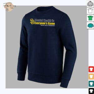 San Diego Padres mental health is everyones game shirt3
