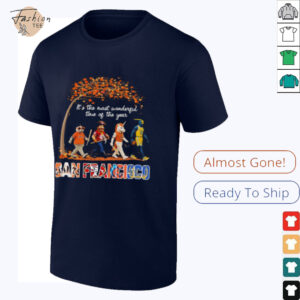 San Francisco Sports Teams Mascot Abbey Road It’s The Most Wonderful Time Of The Year Shirt