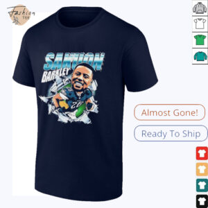 Saquon Barkley Philadelphia Eagles caricature big head shirt