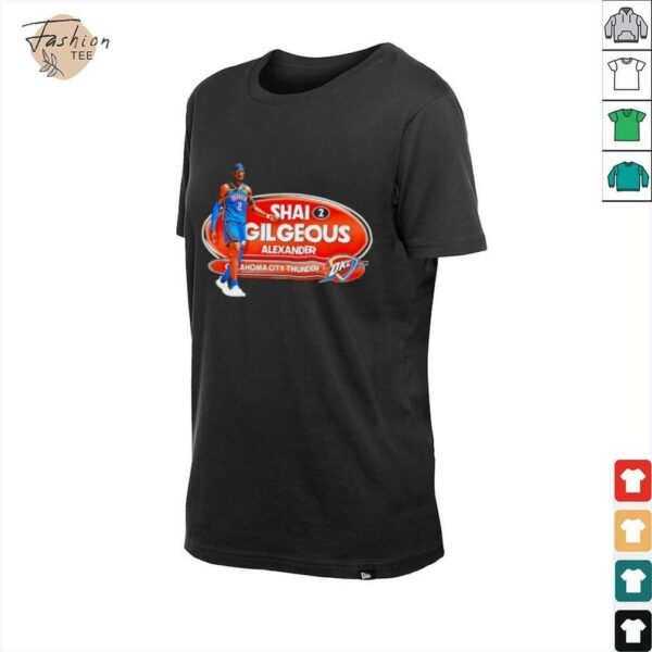 Shai Gilgeous Alexander OKC Thunder Basketball Playoffs 2025 shirt