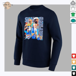 Shai Gilgeous Alexander Oklahoma City Thunder player collage shirt1