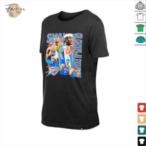 Shai Gilgeous Alexander Oklahoma City Thunder player collage shirt2