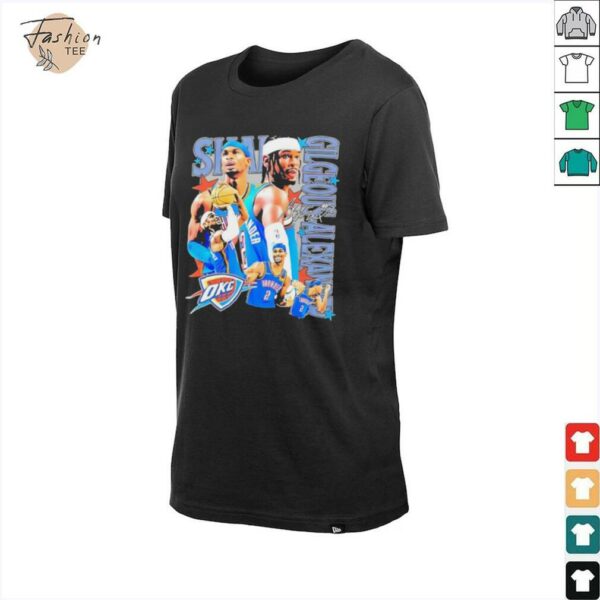 Shai Gilgeous Alexander Oklahoma City Thunder player collage shirt