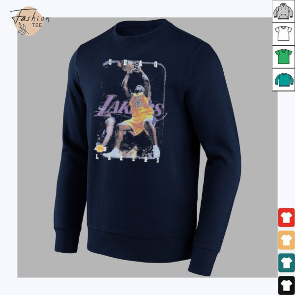 Shaquille O’Neal Los Angeles Lakers Hardwood NBA Legends T Shirts