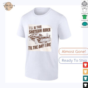 Shotgun Rider Cowboy Music T Shirt3