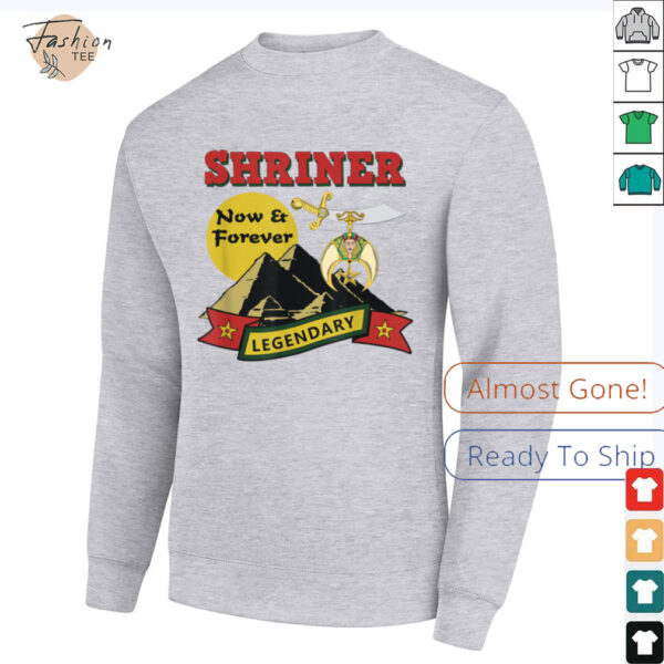 Shriner Now and Forever Legendary Noble Shrine Template T Shirt