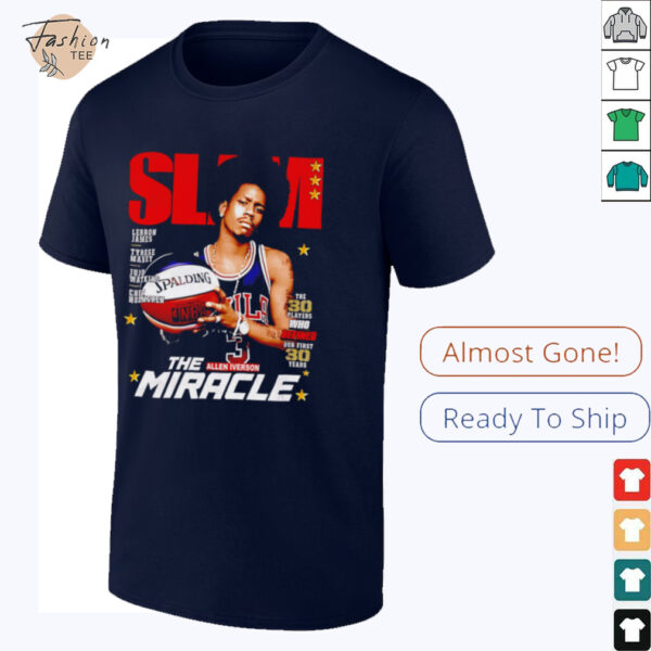 Slam Allen Iverson The Answer Philadelphia 76ers shirt