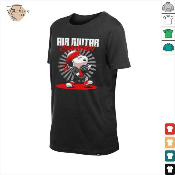 Snoopy Air Guitar Champion shirt