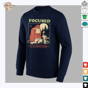 Snoopy and Woodstock and Bigfoot focused on the wrong things shirt