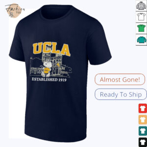Snoopy and woodstock UCLA Bruins established 1919 shirt