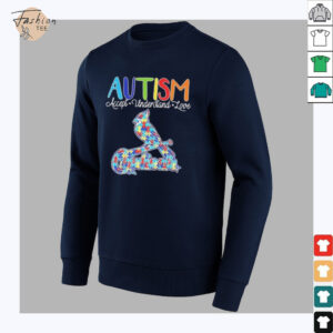 St Louis Cardinals Autism accept understand love shirt