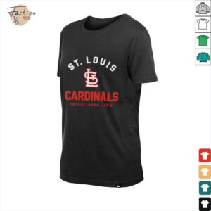 St. Louis Cardinals logo established 1882 shirt3