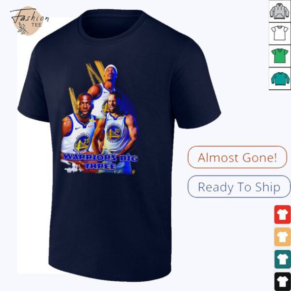 Stephen Curry Draymond Green and Jimmy Butler Golden State Warriors big three shirt
