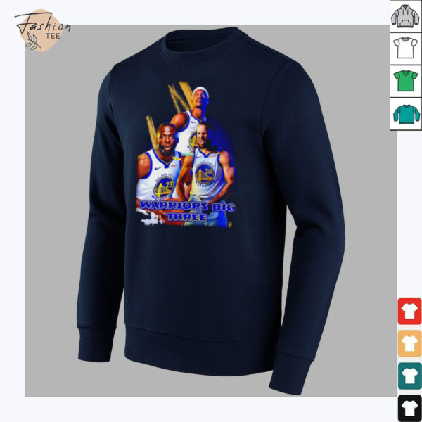 Stephen Curry Draymond Green and Jimmy Butler Golden State Warriors big three shirt