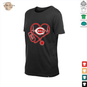 Stethoscope heartbeat Cincinnati Reds Pride shirt