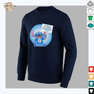 Stitch world Autism Awareness day shirt
