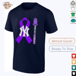 Strike out Alzheimer’s New York Yankees T Shirt