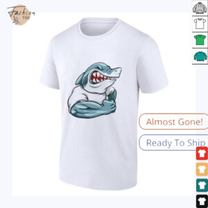 Strong shark gym shirt3