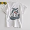 Strong shark gym shirt