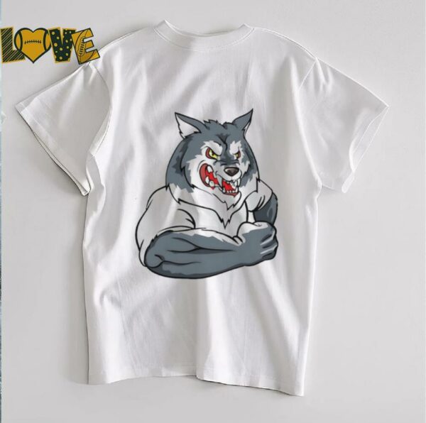 Strong wolf gym shirt