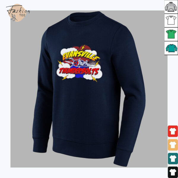 Super Hero Evansville Thunderbolts Hockey shirt