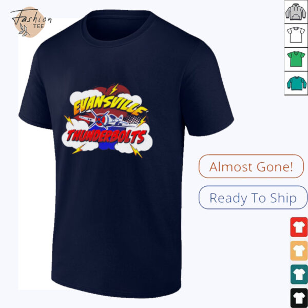 Super Hero Evansville Thunderbolts Hockey shirt